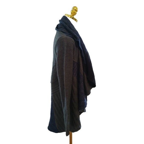 Style & Co Open Shawl Collar Cardigan Cape Knit Sweater Long Sleeve Womens Small - Picture 5 of 12